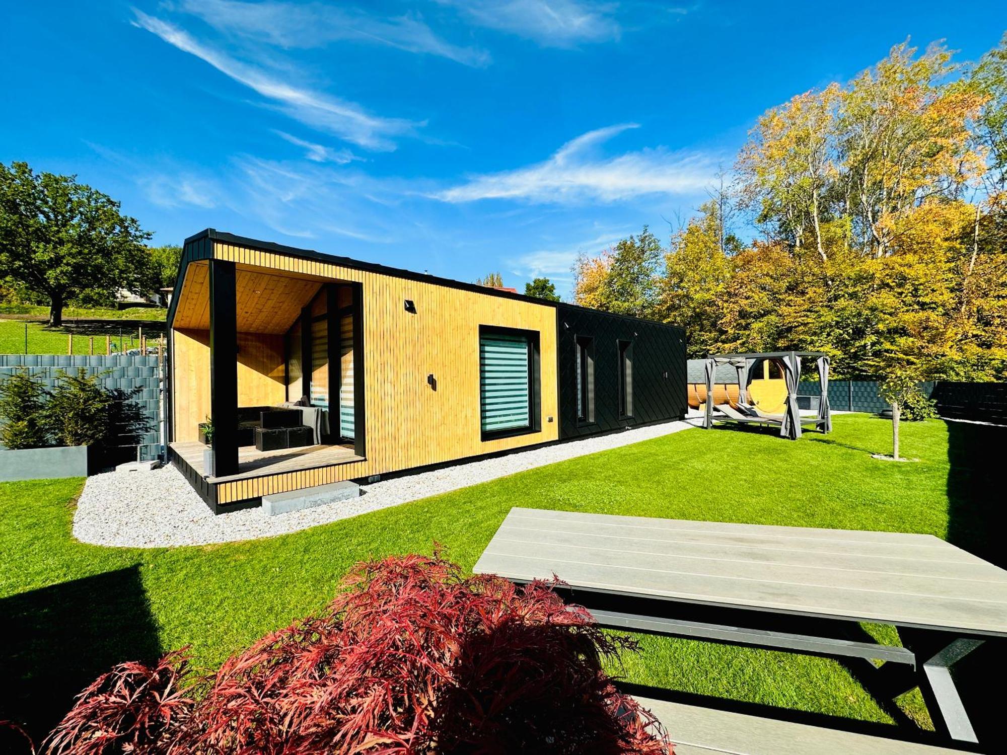 Voralpen Lodge - Ferienhaus Mit Gym, Sauna & Hot Tub Traisen Exterior photo